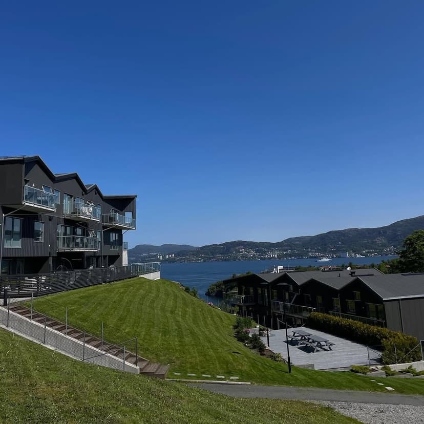 Nylig klippet og velstelt plen